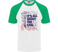 Its Tutti About The Carbone Divertente BBQ Griglia DA UOMO S/S Baseball T-Shirt