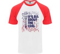 Its Tutti About The Carbone Divertente BBQ Griglia DA UOMO S/S Baseball T-Shirt