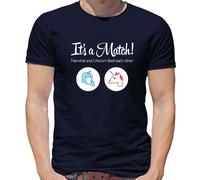 Its Un Match Narvalo Unicorn T-Shirt - Tinder - Swipe Right - Funny - Adulto