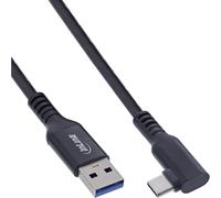 Cavo USB 3.2 Gen.1 - USB-C St angolato - USB-A St per VR - nero - 5 m - 5 m - USB C - USB A - USB 3.2 NEW