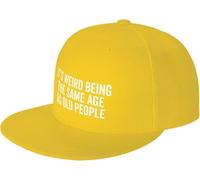 It's Weird Being The Same Age As Old People Donna Uomo Berretto da Baseball Confortevole Snapback cap Traspirante Cappellino con Visiera per Corsa Pesca All'Aperto