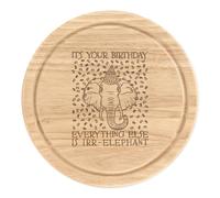 It's Your Birthday Tutto Else Is Irr-Elephant Rotondo Tagliare Formaggio Tavola