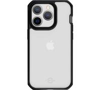 ITSKINS Protettiva ITHYBRIDSOLIDIP14PBK Cover per Apple iPhone 14 Pro, Trasparente