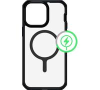ITSKINS Protettiva ITHYBSOLMAGIP14PMBK Custodia per Apple iPhone 14 Pro Max, Nero, Trasparente