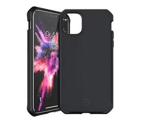 ITSKINS Protettiva ITHYBSILKIP5819BLK Cover per Apple iPhone 11 Pro, Nero