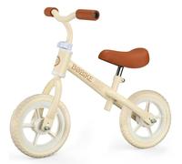 Itslife Bicicletta Senza Pedali per 1,5-4 Anni, Giocattoli per Bambini da 18 mesi, Bicicletta Equilibrio per Bambini Ultraleggera, Sella e Volante Regolabili, Regalo per Ragazzi e Ragazze, Beige