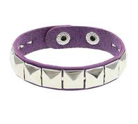 ITTRUH Braccialetto in pelle retrò punk, da uomo e donna, regolabile, fatto a mano, regalo per amici, As described, Acetato, Non pietra preziosa