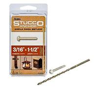 ITW Brands 31810 3/16 "x 1-1/2", acciaio, testa rotonda, ancoraggio a stucco Phillips