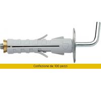 Itw Elematic Tasselli Enp / Gm12 Gancio Medio Pezzi 100 8700024