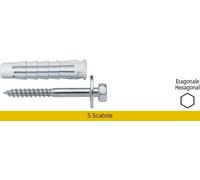 Elematic Tasselli T6 / Vte R 10x50 Pezzi 10 Scatole 5 Itw BLGHU1368