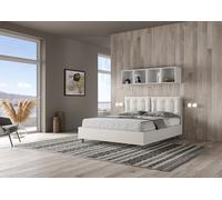 Ityhome Letto matrimoniale Annalisa in similpelle da 160 cm