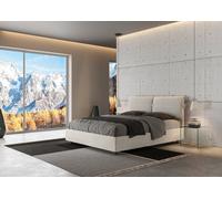 Ityhome Letto matrimoniale Mados in tessuto Aragona 1 da 160 cm