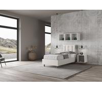 Ityhome Letto singolo Annalisa in similpelle da 80 cm