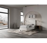 Ityhome Letto singolo Sunny in similpelle da 80 cm