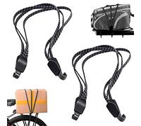 iTYOOS 2 Pezzi Elastico Portapacchi Bicicletta, 3 In 1 Cinghia Da Bicicletta Con Ganci, Corda Elastica Per Bicicletta, Cinghie Moto Bagaglio Per Trasporto Trasloco Campeggio 68CM