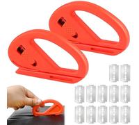 iTYOOS 2 Pezzi Taglia Carta con 12 Pcs Lamelle,Taglierina per Carta da Regalo, Taglia Carta Regalo, Gift Wrap Cutter, Gift Wrap Cutter per Natalizia, Vacanze Compleanni