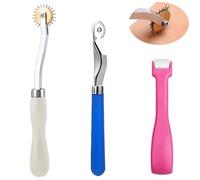 iTYOOS 3 Pezzi Ruota da Tracciare e Rullo di Cucitura Kit, Cucire Strumenti Ruota, Rotella per Sarti, Rotella per Sarti Ruota, Tracing Ruota, Strumenti di Rullo Per Cucito