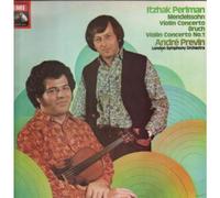 ITZHAK PERLMAN AND ANDRE PREVIN - MENDELSSOHN VIOLIN CONCERTO AND BRUCH VIOLIN CONCERTO N LP (VINYL ALBUM) UK EMI 1973