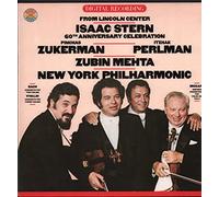 Itzhak Perlman - Isaac Stern , Pinchas Zukerman , Itzhak Perlman , Zubin Mehta , The New York Philharmonic Orchestra - Isaac Stern 60th Anniversary Celebration From Lincoln Center - CBS Masterworks - 36 692