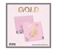 ITZY Gold 2nd Album Special Edition GOLD Version CD+1po Lyric Folding Paper+1p PhotoCard+1p Film Photo+3ea Sticker+1p Coin PhotoCard+Tracking Sealed