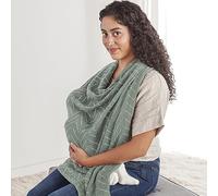 Itzy Ritzy Breastfeeding Boss - Copertura multiuso per allattamento, fascia, seggiolino auto, tappetino per pancia e panno per il ruttino, tutto in uno, realizzato in mussola e misure 119,4 x 119,4