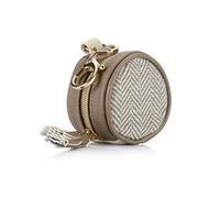 Itzy Ritzy Custodia per ciuccio con clip - Ciuccio con chiusura per attaccarlo facilmente a una borsa per pannolini o borsa; misura 6,3 cm di diametro e può contenere 2 ciucci, Grayson