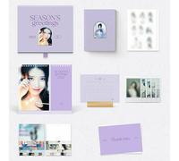 IU - IU 2022 SEASON’S GREETINGS ( Calendar+186p Diary+Mini Calendar+Wood Stand+Post Card Set(1set 12ea)+Sticker Set(1set 2ea)+Polaroid Set(1set 5ea)+Welcome Card )