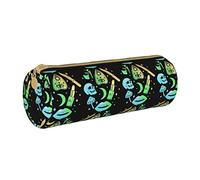 IUBBKI Astuccio in pelle PastelGothWitchCreepyHalloween Holder Pouch Box Makeup Bag Organizer con cerniera per ufficio scolastico