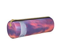 IUBBKI Astuccio in pelle SunsetLighthouseOceanSea Holder Pouch Box Makeup Bag Organizer con cerniera per ufficio scolastico