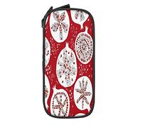 IUBBKI Astuccio per matite Borsa per penne Dipinto di melograno Borsa per matite di grande capacità Organizzatore per penne Astuccio per matite Scuola universitaria per ragazzi e ragazze