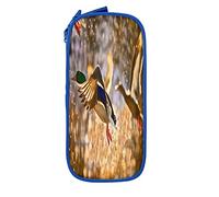 IUBBKI Astuccio per matite Borsa per penne Mallard Sunset Borsa per matite di grande capacità Organizzatore per penne Astuccio per matite Scuola universitaria per ragazzi e ragazze