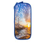 IUBBKI Astuccio per matite Borsa per penne Ocean Sunset Borsa per matite di grande capacità Organizzatore per penne Astuccio per matite Scuola universitaria per ragazzi e ragazze