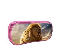 IUBBKI Astuccio per matite Borsa per penne Prairie Lion Borsa per matite di grande capacità Organizer per penne Astuccio per matite Scuola universitaria per ragazzi e ragazze