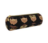 IUBBKI Astuccio per matite in pelle YouCanBeAnOtter Organizer per borsa porta trucchi con cerniera per ufficio scolastico