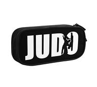 IUBBKI Astuccio per matite Judo Astuccio per matite portatile a doppio strato per ufficio e scuola di grande capacità