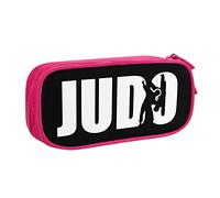 IUBBKI Astuccio per matite Judo Astuccio per matite portatile a doppio strato per ufficio e scuola di grande capacità