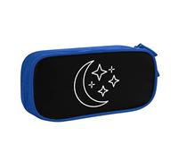 IUBBKI Astuccio per matite Magic Moon Star Astuccio per matite portatile per ufficio a doppio strato di grande capacità