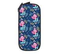 IUBBKI Astuccio per matite sirenetta a forma di sirena di grande capacità e durevole con custodia per matite con custodia fissa