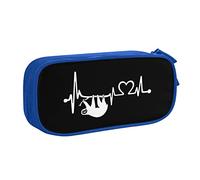 IUBBKI Astuccio per matite Sloth Heatbeat Astuccio per matite portatile per ufficio a doppio strato di grande capacità