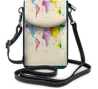 IUBBKI Borsa a tracolla floreale in stile retrò con piccola borsa per cellulare Lady Bird cinese per portafogli e borsette da donna Blu e bianco