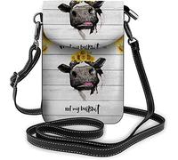 IUBBKI Borsa a tracolla floreale in stile retrò con piccola borsa per cellulare Lady Bird cinese per portafogli e borsette da donna Blu e bianco