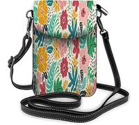 IUBBKI Borsa a tracolla floreale in stile retrò con piccola borsa per cellulare Lady Bird cinese per portafogli e borsette da donna Blu e bianco