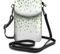 IUBBKI Borsa a tracolla floreale in stile retrò con piccola borsa per cellulare Lady Bird cinese per portafogli e borsette da donna Blu e bianco
