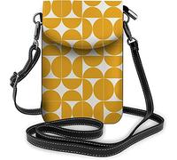 IUBBKI Borsa a tracolla piccola per cellulare con fiore di girasole Borsa a tracolla con bouquet di fiori floreali per portafogli e borsette da donna Rosso