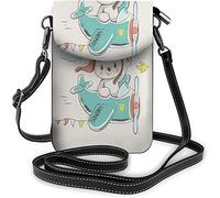 IUBBKI Borsa per cellulare a tracolla Cityscape Istanbul Bosphorus Galata Landmarke storico Paesaggio Turismo Borsa a portafoglio