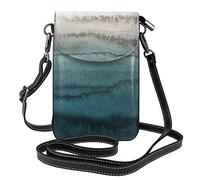 IUBBKI Borsa per cellulare Within The Tides - Piccola borsa a tracolla in pelle da donna con tracolla Borsa per il trasporto di carte Cosmetici