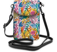 IUBBKI Borsa piccola per cellulare in pelle PU Cartone animato Simpatico orso Sorriso dolce Pentacolo felice Stelle Borse a tracolla Portafoglio da viaggio