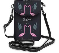 IUBBKI Borsa piccola per cellulare in pelle PU Cartone animato Simpatico orso Sorriso dolce Pentacolo felice Stelle Borse a tracolla Portafoglio da viaggio