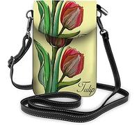 IUBBKI Borsa piccola per cellulare in pelle PU Cartone animato Simpatico orso Sorriso dolce Pentacolo felice Stelle Borse a tracolla Portafoglio da viaggio