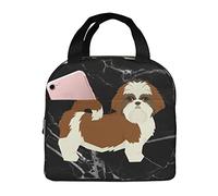 IUBBKI Borse per il pranzo per cani Shih Tzu Scatola termica per il pranzo con borsa termica riutilizzabile tascabile per picnic sulla spiaggia